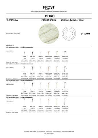 Komplette bord med universelle bordplater - Prisliste 2026-1 NO NOK 第 13 页