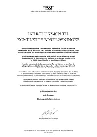 Komplette bord med universelle bordplater - Prisliste 2026-1 NO NOK 第 3 页