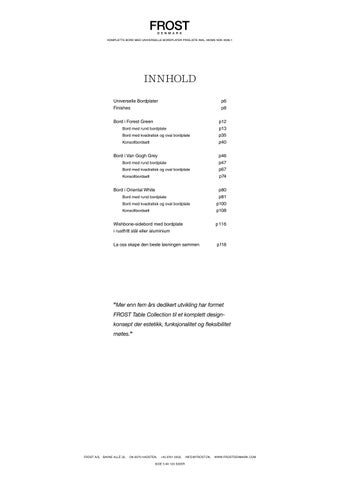 Komplette bord med universelle bordplater - Prisliste 2026-1 NO NOK 第 5 页