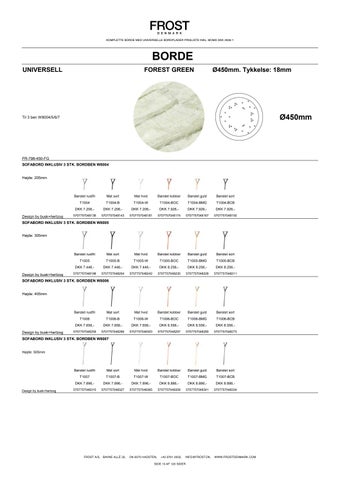 Komplette borde med universelle bordplader - Prisliste 2026-1 DA DKK 第 13 页