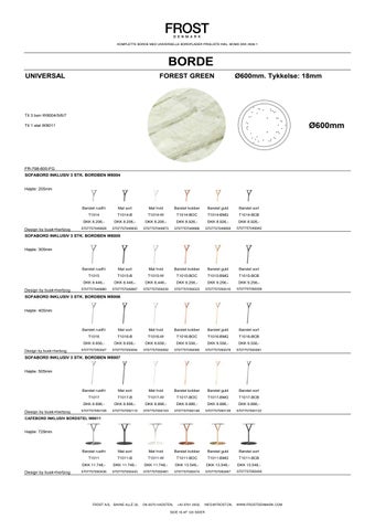 Komplette borde med universelle bordplader - Prisliste 2026-1 DA DKK 第 16 页