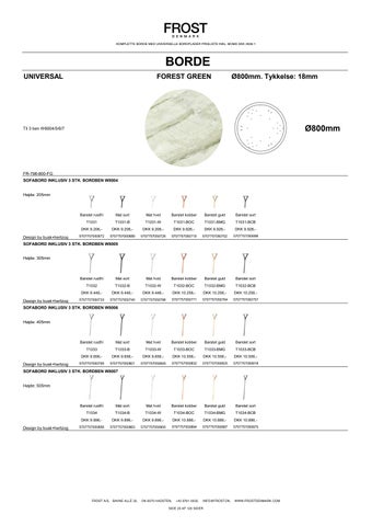 Komplette borde med universelle bordplader - Prisliste 2026-1 DA DKK 第 20 页