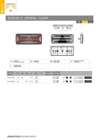 Aspöck Spare Parts 灯饰目录 第 20 页