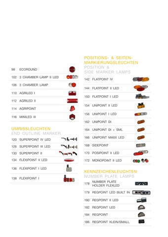 Aspöck Spare Parts 灯饰目录 第 5 页