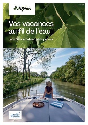 Hotelplan Vos vacances au fil de l'eau – 2027/2028