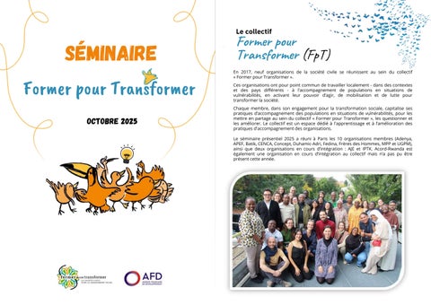 Compte-rendu du séminaire du Collectif Former pour Transformer
