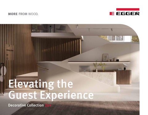 EGGER North America Hospitality Look Book