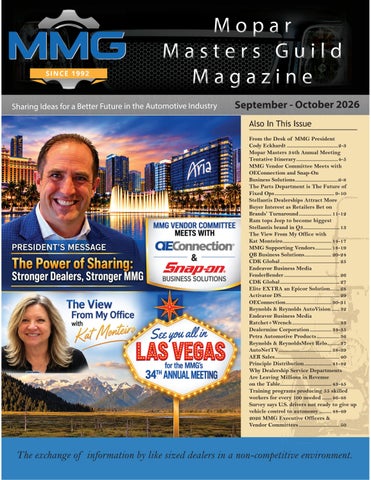 Mopar Masters Guild Magazine September - October 2026