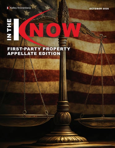 Kelley Kronenberg - In the Know - First-Party Property Appellate - October 2026
