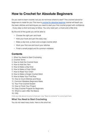 Crochet Beginner tutorial .docx