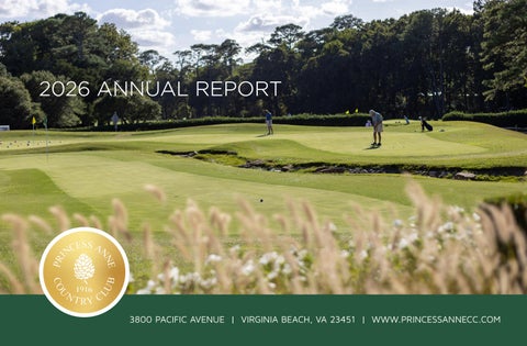 2026 Princess Anne Country Club Annual Report