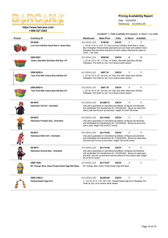 BAR ALL Fiberglass Base 第 10 页