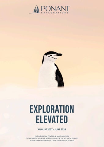 PONANT - Exploration Elevated, August 2027 to June 2028