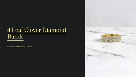 4 Leaf Clover Diamond Rings Elegant Wedding Bands By Layla Diamonds