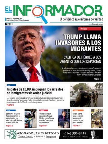 EDICIÓN DEL 23 DE OCTUBRE DEL 2026
