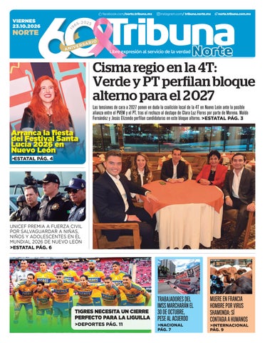 EDICIÓN TRIBUNA NORTE 231026