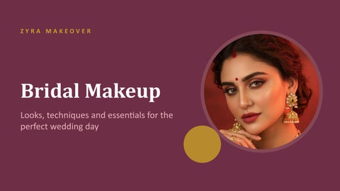 Zyra Makeover – Bridal Makeup Tips and Ideas