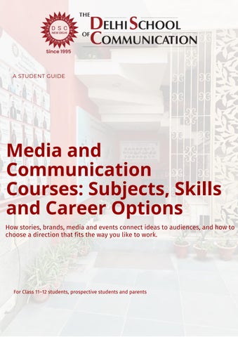Media and Communication Courses Subjects Skills and Career Options