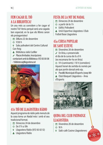 LLAGOSTERA NAVIDAD 2025 第 16 页