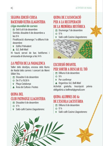LLAGOSTERA NAVIDAD 2025 第 4 页