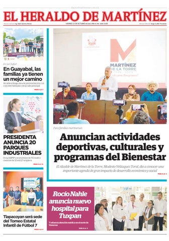 El Heraldo de Martinez 23 de Octubre de 2026