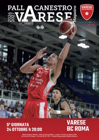 Pall. Varese Magazine VS BC Roma 24-10-26