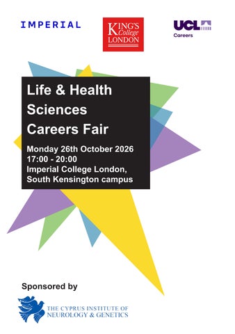 Life and Health Sciences Brochure 2026