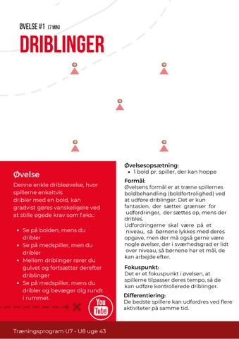 Træningsprogram U7 - U8 uge 44