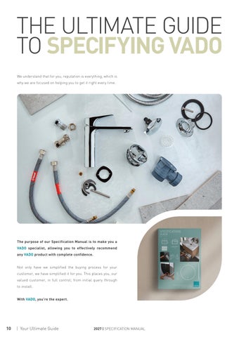 VADO 英国 Specification Manual October 2026 第 12 页