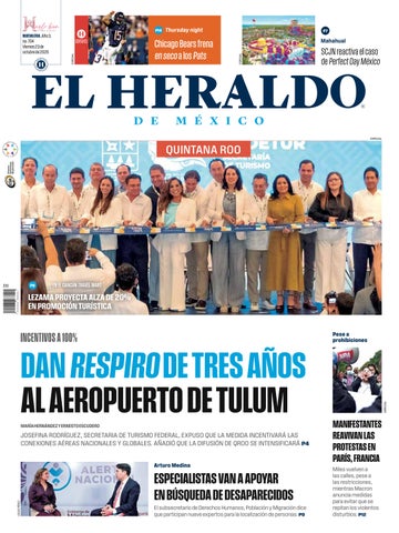 El Heraldo Quintana Roo. Edición impresa del 23 de octubre 2026