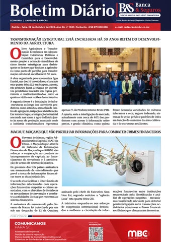 BOLETIM BANCA & SEGUROS 22.10.2026