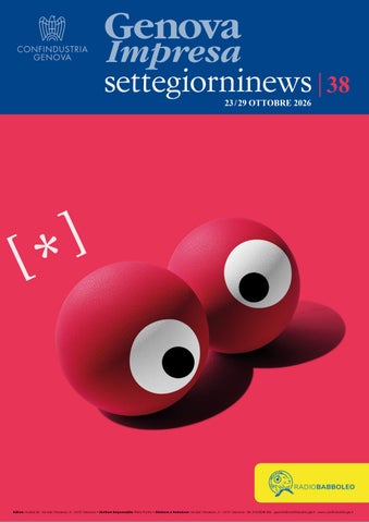 n. 38/2026 Genova Impresa settegiorninews