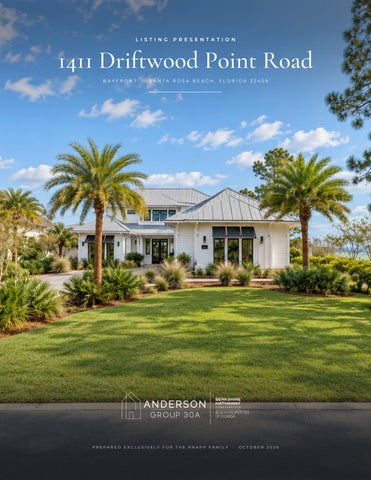 1411 Driftwood Point Road Listing Presentation | Bayfront Santa Rosa Beach