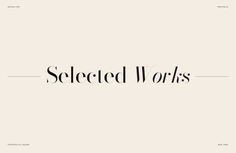 Ravina Puri — Selected Works