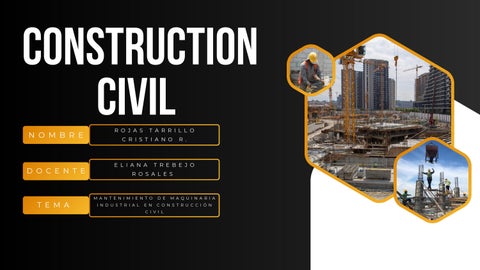 Black Yellow Modern Bold Construction Agent Presentation
