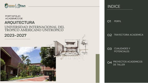 Portafolio Academico Arquitectura