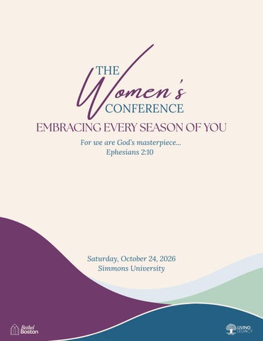 2026 WOMEN'S CONFERENCE - EMBRACING EVERY SEASON OF YOU
