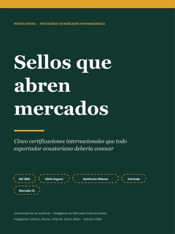 Sellos que abren mercados