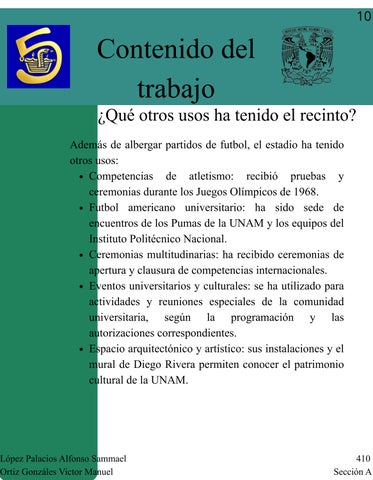 RECINTOS UNAM SEGUNDA PARTE