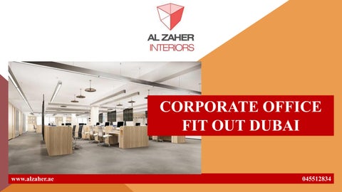 CORPORATE OFFICE FIT OUT DUBAI