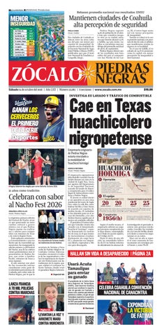 Piedras Negras 24 de octubre de 2026
