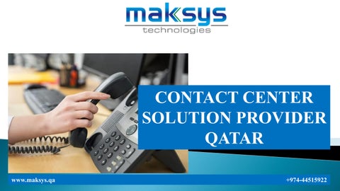 CONTACT CENTER SOLUTION PROVIDER QATAR