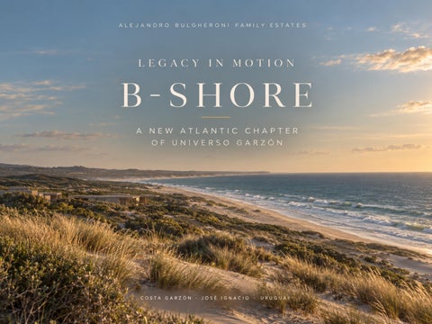 B-SHORE · COSTA GARZÓN | José Ignacio | Uruguay 