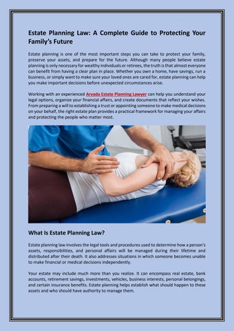 Estate Planning Law A Complete Guide to Protecting Your Family’s Future