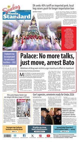 Manila Standard - 2026 October 25 - Sunday
