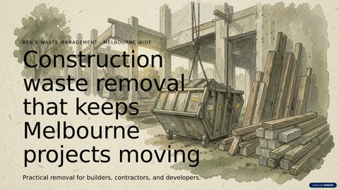 Demolition Waste Management Melbourne for Efficient Site Clean-Ups