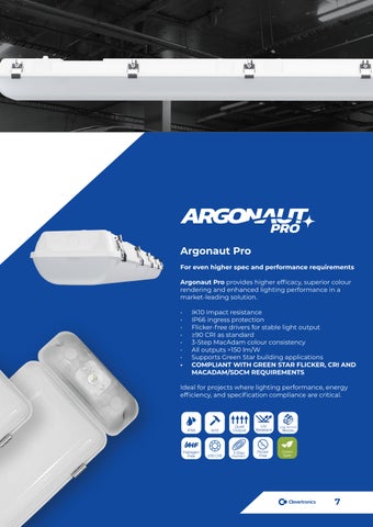 Argonaut Plus × Argonaut Pro Weatherproof Battens 灯饰手册 第 7 页