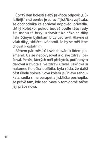 Odvážný příběh hvězdičky Jiskřičky 第 10 页