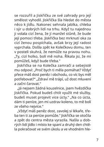 Odvážný příběh hvězdičky Jiskřičky 第 7 页