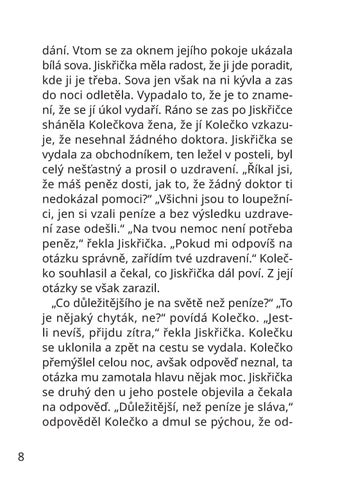 Odvážný příběh hvězdičky Jiskřičky 第 8 页